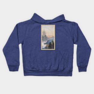 Pagoda and Rainbow Kids Hoodie